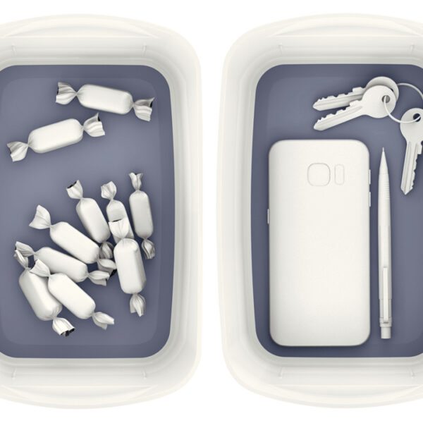 LEITZ opbergtray My Box, DIN A5, wit/grijs