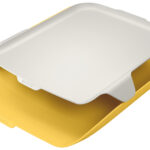 LEITZ brievenbakje Cosy incl. Organizer, DIN A4, geel