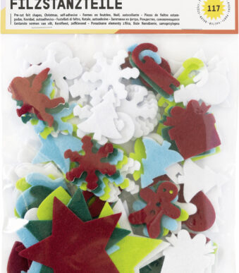 Viltdecoraties 'Kerst'