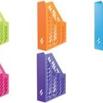 Staande documenthouder klassieke trendy kleuren, kunststof, lichtblauw.