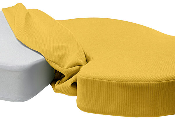 LEITZ zitkussen Ergo Cosy, geel
