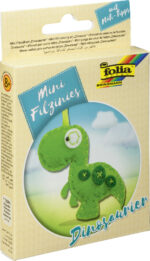 Mini viltnaaispelenset 'Filzinies', dinosaurusthema, 12 onderdelen.