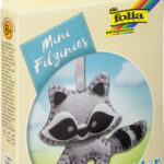 Viltnaaisetje 'Viltbeestjes', 12-delig, Wasbeer