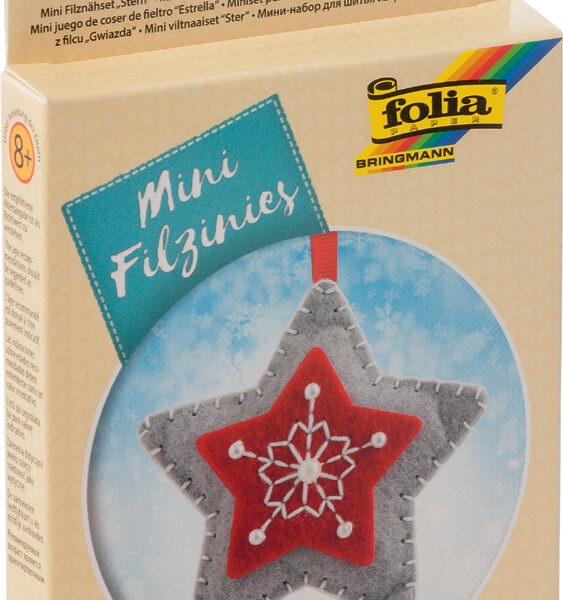 Vilt mini naaispeelset 'Viltsterretjes', 13-delig.