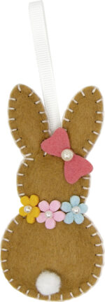 Viltnaaidoosje 'Viltdiertjes', 15-delig, konijn.