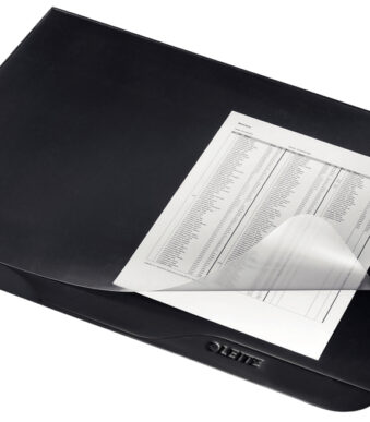 LEITZ schrijfonderlegger Soft-Touch, 530 x 400 mm, zwart