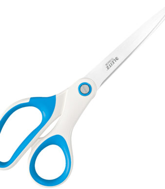 LEITZ schaar WOW Titan, lengte: 205 mm (8'), blau-metallic