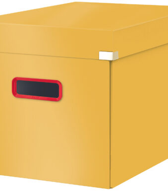 LEITZ opbergbox Click & Store Cosy Cube, geel