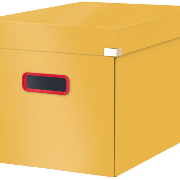LEITZ opbergbox Click & Store Cosy Cube, geel