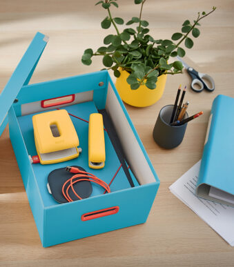 LEITZ opbergbox Click & Store Cosy M, blauw