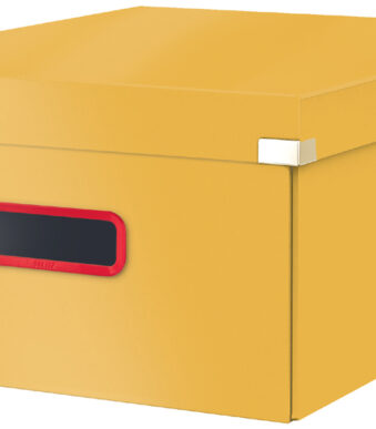 LEITZ opbergbox Click & Store Cosy L, geel