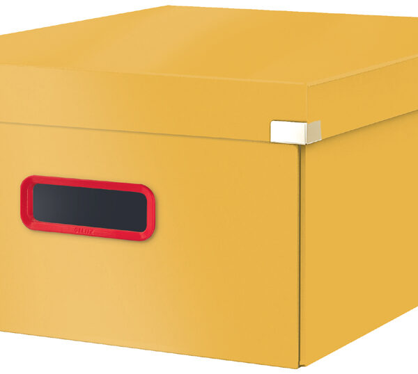 LEITZ opbergbox Click & Store Cosy L, geel