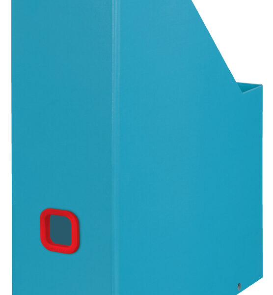 LEITZ tijdschriftencassette Click & Store Cosy, A4, massief karton, blauw