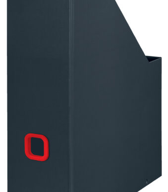 LEITZ tijdschriftencassette Click & Store Cosy, A4, massief karton, grijs