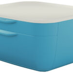 LEITZ schuifladenbox Cosy, 2 lades, blauw/lichtgrijs