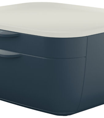 LEITZ schuifladenbox Cosy, 2 lades, grijs/lichtgrijs