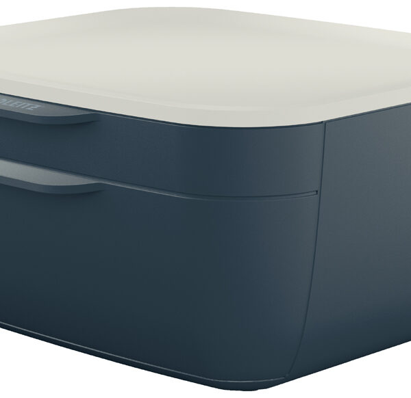LEITZ schuifladenbox Cosy, 2 lades, grijs/lichtgrijs