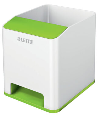 LEITZ Sound pennenkoker WOW Duo Colour, 2 vakken, groen