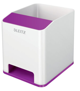 LEITZ Sound pennenkoker WOW Duo Colour, 2 vakken, violet