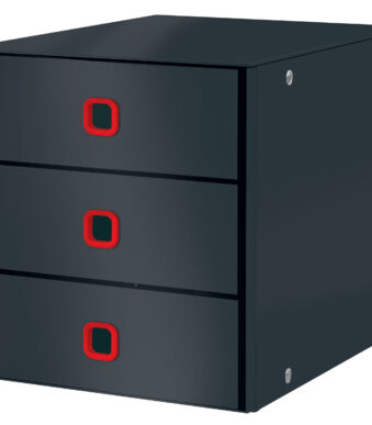 LEITZ schuifladenbox Click & Store Cosy, 3 lades, grijs