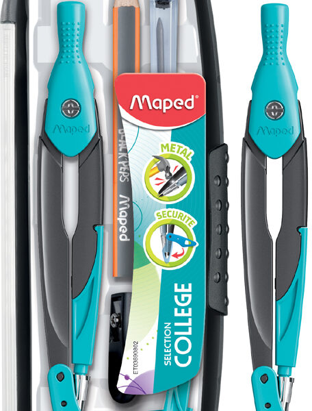 Maped passerdoos Metal Open, 5-delig, kleuren assorti