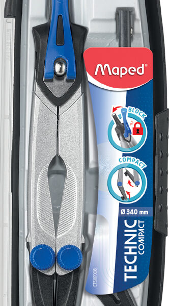 Maped passerdoos Technic Concept, 4-delig, blauw
