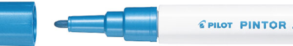 PILOT pigmentmarker PINTOR, fijn, 1,0 mm, metallic-blauw