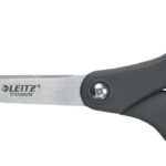 LEITZ schaar Titan, lengte: 180 mm, rond, grijs