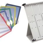 Djois by tarifold Metalen tafelbak, A4-formaat, onbedrukt.