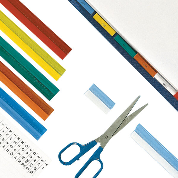 Esselte zelfklevende volzicht-ruiter, transparant gekleurd, van folie