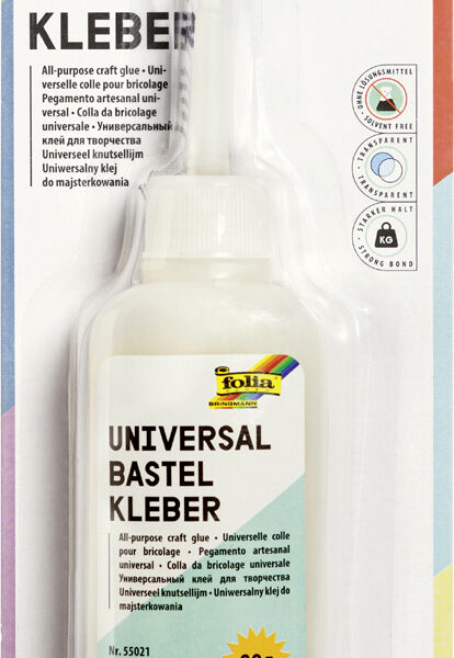 Knutsellijm, fles 80 ml, transparant