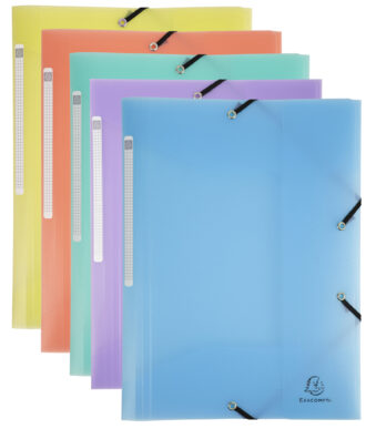 EXACOMPTA hoekspanmap Chromaline, PP, DIN A4, kleuren assorti