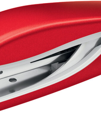 LEITZ nietmachine Mini NeXXt WOW 5528, rood, in doosje