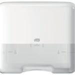 Tork mini vouwhanddoekjesdispenser Elevation, kunststof, wit.