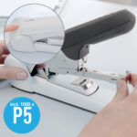 LEITZ blokhechter 5552, nietcapaciteit: 60 vel, zilver