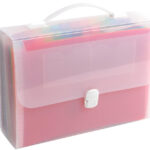 Sorteermapje met handvat Crystal, 24 opbergvakken