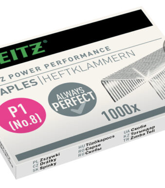 LEITZ nietjes nr. 8, verzinkt