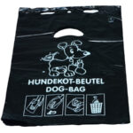 Hondenpoepzakken, HDPE-folie, 3 liter, zwart