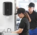 Tork reinigingsrollenhouder Elevation, zwart