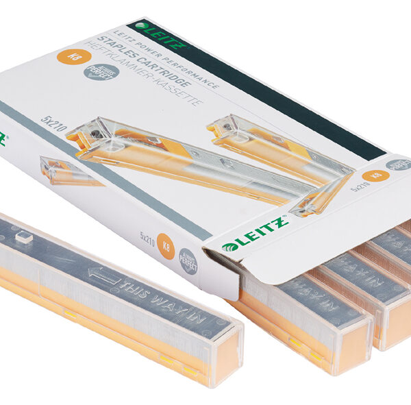 LEITZ nietjescassette K8 voor blokhechter 5551, geel