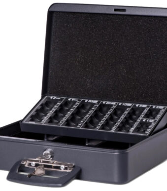 MAUL geldkistje/geldcassette met tel-inzetstuk, zwart