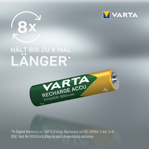 VARTA NiMH batterij 'Rechargeable Accu', Micro (AAA), 800 mAh