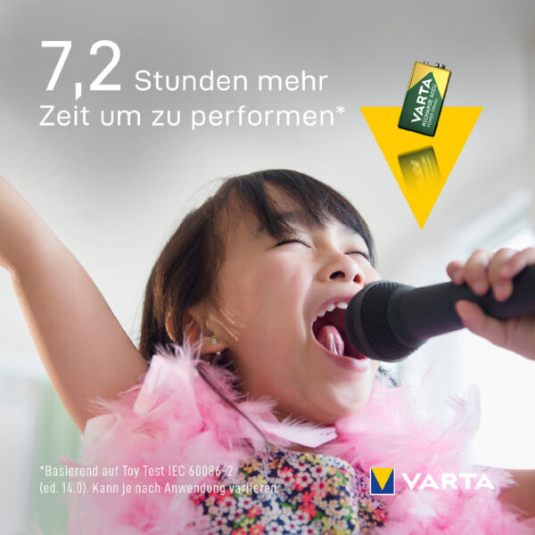 VARTA NiMH oplaadbare batterij ´RECHARGE ACCU Power´, E-Block (6F22)
