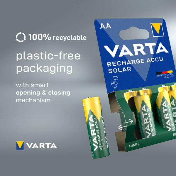 VARTA NiMH oplaadbare batterij ´RECHARGE ACCU Solar´, Micro (AAA/HR03)