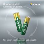 VARTA NiMH oplaadbare batterij ´RECHARGE ACCU Solar´, Micro (AAA/HR03)