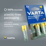 VARTA Recycled NiMH, oplaadbare batterij, Mignon AA, 2100mAh