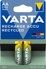 VARTA Recycled NiMH, oplaadbare batterij, Mignon AA, 2100mAh