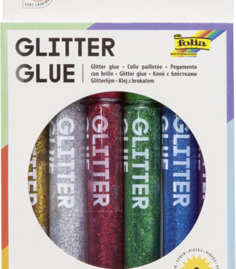 Fonkellijm, gekleurd assortiment, 9,5 ml