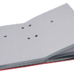 LEITZ handtekenmap/vloeiboek, PP-bekleding, 20 vakken, rood