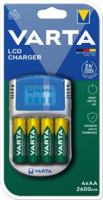VARTA oplader LCD Charger, USB, met 12 V adapter